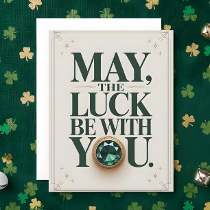 Festiva Tarjeta de felicitación del día de San Patricio Qu