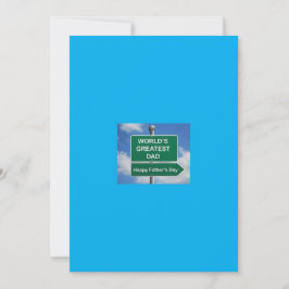 Festiva Tarjeta de Felicitación del Día del Padre