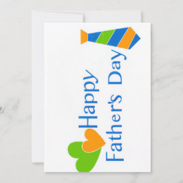 Festiva Tarjeta de felicitación del Día del Padre