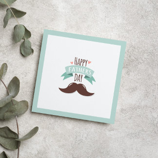 Festiva Tarjeta de felicitación del Día del Padre