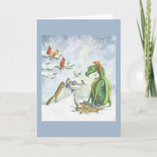Festiva Tarjeta de felicitación del dragón del día de