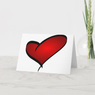 Festiva Tarjeta de felicitación del el día de San Valentín