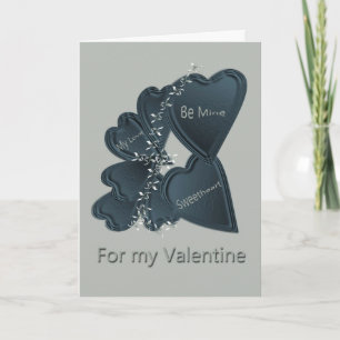 Festiva tarjeta de felicitación del el día de San Valentín