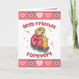 Festiva Tarjeta de felicitación del El día de San Valentín