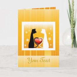 Festiva Tarjeta de felicitación del el día de San Valentín