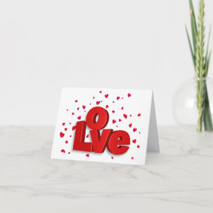 Festiva Tarjeta de felicitación del el día de San Valentín