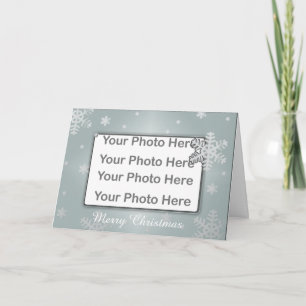 Festiva Tarjeta de felicitación del marco de la foto del