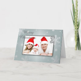 Festiva Tarjeta de felicitación del marco de la foto del