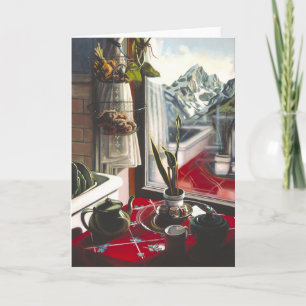 Festiva TARJETA de FELICITACIÓN del oeste del arte - una