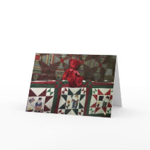 Tarjeta de felicitación del oso 2014c del