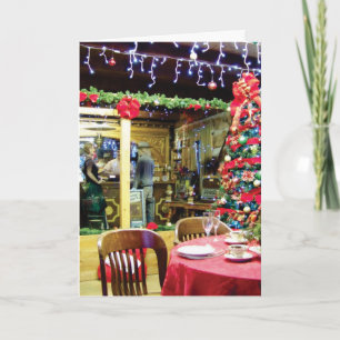 Festiva Tarjeta de felicitación del salón 2014c del pueblo