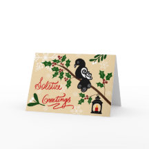 Tarjeta de Felicitación del Solsticio