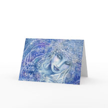 Tarjeta de felicitación del solsticio de invierno