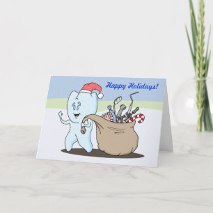 Festiva Tarjeta de felicitación dental de los días de