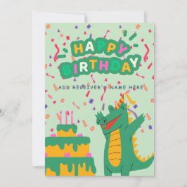 Festiva Tarjeta de felicitación digital de Personalizable