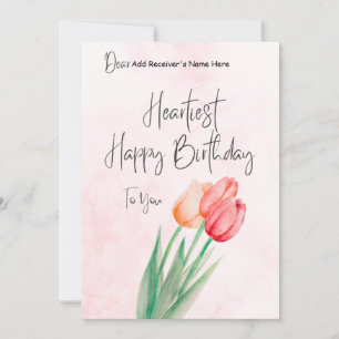 Festiva Tarjeta de felicitación digital de Personalizable 