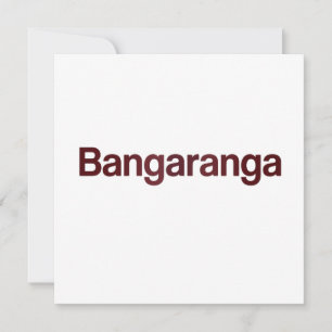 Festiva Tarjeta de Felicitación Divertida Bangaranga Mem