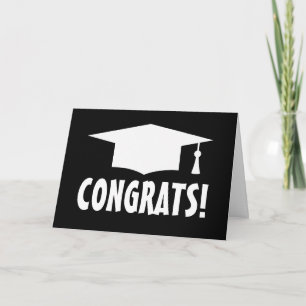 Festiva Tarjeta de felicitación divertida de graduación