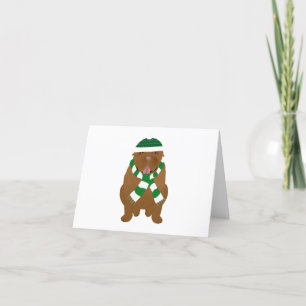 Festiva Tarjeta de felicitación Dogue de Bordeaux