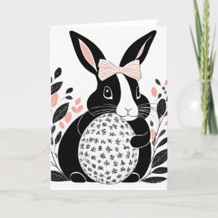 Festiva Tarjeta de felicitación Easter Bunny