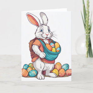 Festiva Tarjeta de felicitación Easter Bunny