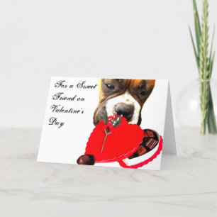 Festiva tarjeta de felicitación el día de San Valentín Box