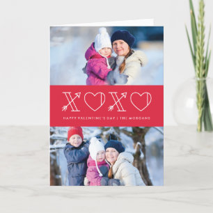 Festiva Tarjeta de felicitación El día de San Valentín Xs 