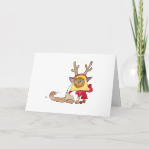 Festiva Tarjeta de felicitación Elvis para renos