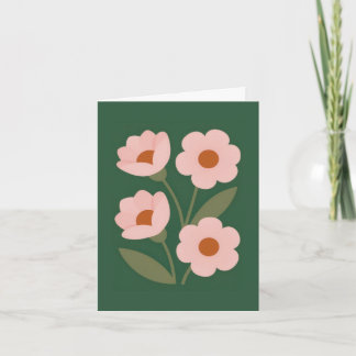 Festiva Tarjeta de Felicitación en Blanco