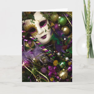 Festiva Tarjeta de felicitación en blanco de las escenas
