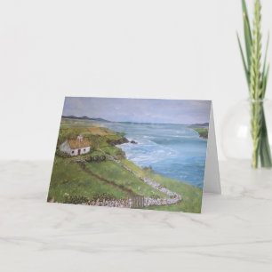 Festiva Tarjeta de felicitación en blanco para el paisaje 