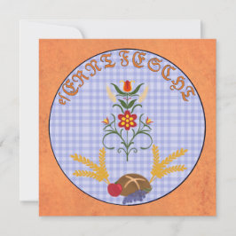 Festiva Tarjeta de felicitación - es Erntfescht