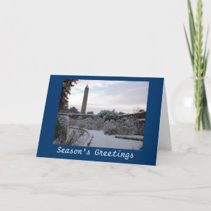 Festiva Tarjeta de felicitación estacional de Dublín