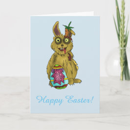 Festiva Tarjeta de felicitación estándar Bunny Bunny Resur