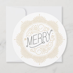 Festiva Tarjeta de felicitación Faux Purpurina Snowflake H