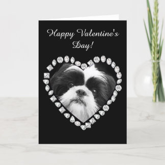 Festiva Tarjeta de felicitación feliz de Shih Tzu del el
