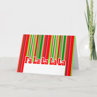 Festiva Tarjeta de felicitación feliz del LA del LA del LA