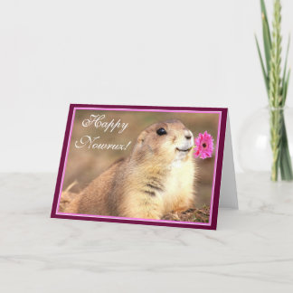 Festiva Tarjeta de felicitación feliz del perro de las