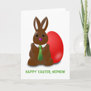 Festiva Tarjeta de felicitación feliz del sobrino de