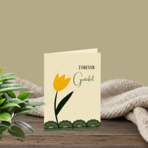 Festiva Tarjeta de felicitación floral elegante para el Dí