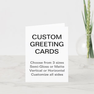 Festiva Tarjeta de felicitación fotográfica personalizada