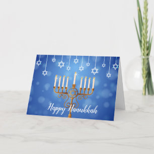Festiva Tarjeta de felicitación Hanukkah