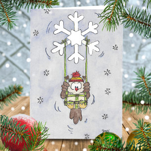 Festiva tarjeta de felicitación HAPPY WINTERDAYS de Nicole