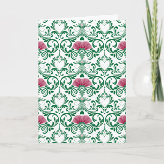 Festiva Tarjeta de felicitación hawaiana del estampado de