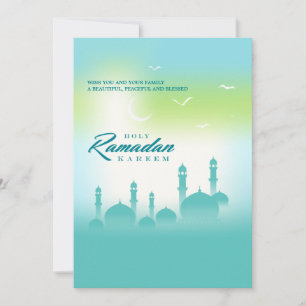 Festiva Tarjeta de felicitación Holy Ramadan Kareem