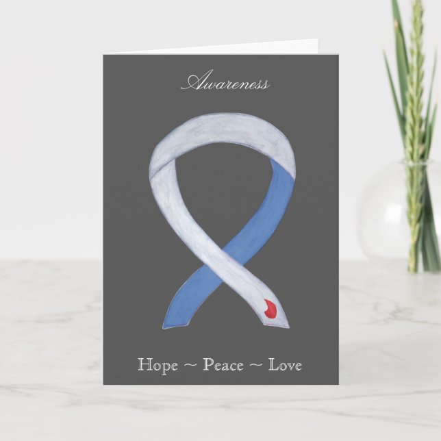 Festiva Tarjeta de felicitación IDDM de la cinta de sensib (Anverso)