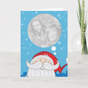 Festiva Tarjeta de felicitación IMAGINE SANTA