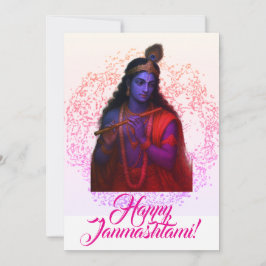 Festiva Tarjeta de felicitación Janmashtami