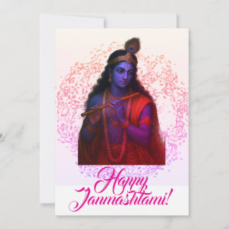 Festiva Tarjeta de felicitación Janmashtami