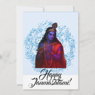 Festiva Tarjeta de felicitación Janmashtami